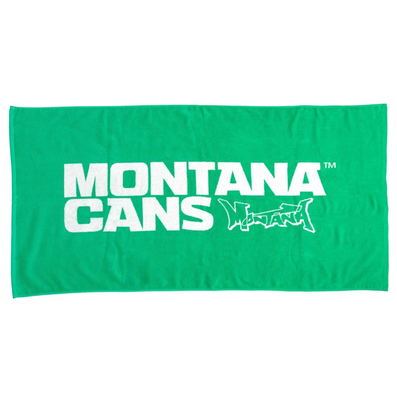 Montana Handtuch Typo+Logo Green