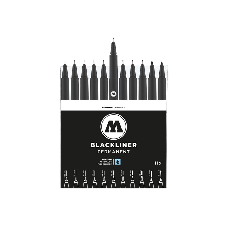Molotow BLACKLINER Complete Set