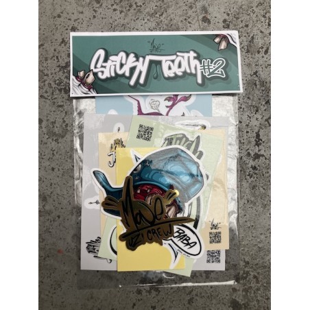 Mone Sticky Teeth No.2 STICKERPACK Limited Edition