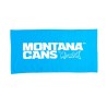Montana Handtuch Typo+Logo Blue