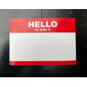 Hello my name is... Stickerpack - DIN A7 - 5 Farben