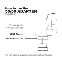 50/50 Adapter Pressure Limiter Sprühkopf